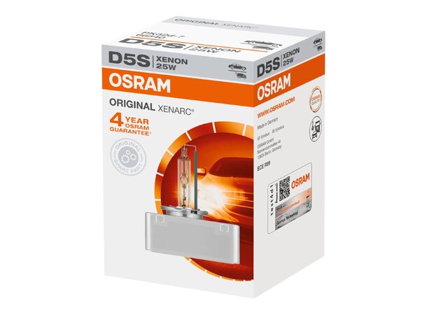 Osram Original D5S xenonpære – OEM-kvalitet med 4 års garanti