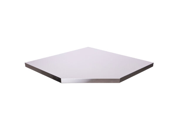 Turisimo 900x900x38mm rustfri hjørneplate | Verksted