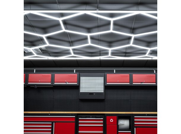 Turisimo Hexagon 15 650W Garage Hexagon Led Light 