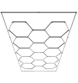 Turisimo Hexagon 15 650W Garage Hexagon Led Light