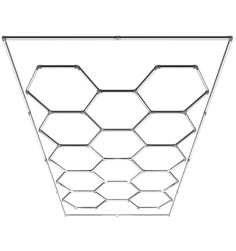 Turisimo Hexagon 15 650W Garage Hexagon Led Light