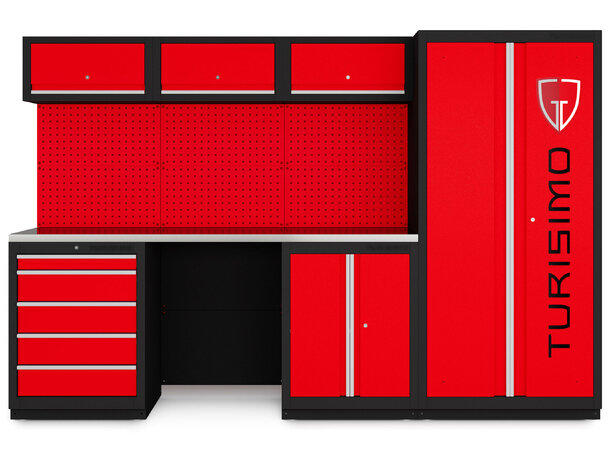 Turisimo S4 høyskap – Garasjeinnredning 4 seksjoner 2640mm