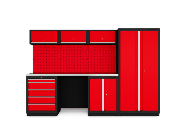 Turisimo S4 høyskap – Garasjeinnredning 4 seksjoner 2640mm