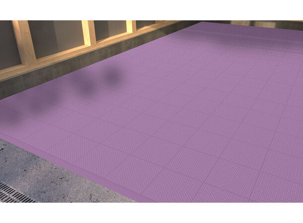 Versoflor TASKFLOR® klikkbar gulvflis Deep Purple, 30x30cm, 1stk. 