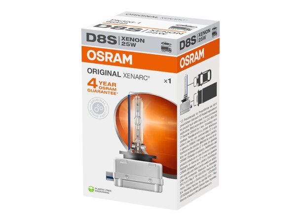 Osram Original D8S xenonpære – OEM-kvalitet med 4 års garanti