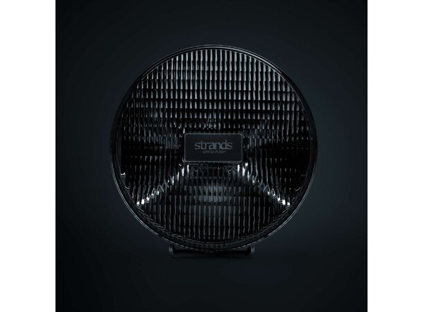 Strands IZE LED OG 9" – 12000 lm, 500 m, hvit/oransje poslys