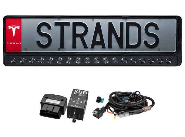 Strands Nuuk E-Line LED-Bar til Tesla Model 3 og Y -