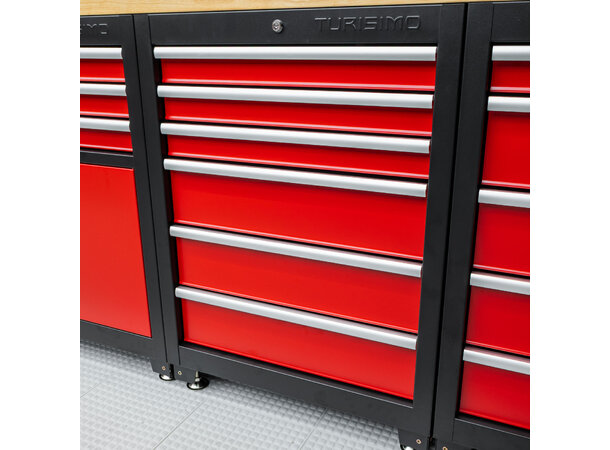 Turisimo 5-skuffers underskap i stål – moderne og robust