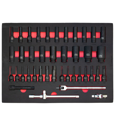 Turisimo Core – Kraftpipe- og bits-sett 41 deler: Dype piper og bits i Cr-Mo