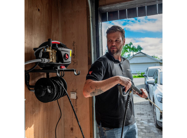 Turisimo HP 510 Pro Vegghengt Induksjons-høytrykkspyler 15m slange 