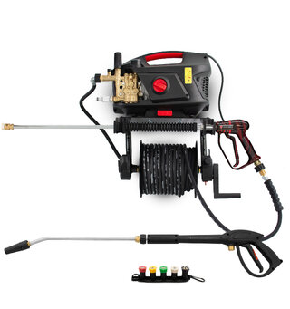 Turisimo HP 510 Pro Vegghengt Induksjons-høytrykkspyler 15m slange