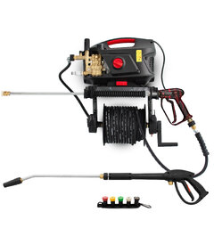 Turisimo HP 510 Pro Vegghengt Induksjons-høytrykkspyler 15m slange