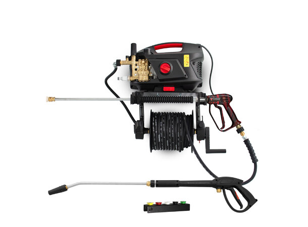 Turisimo HP 510 Pro Vegghengt Induksjons-høytrykkspyler 15m slange 