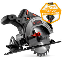 Turisimo SPIN 20V Sirkelsag Super Weekend - Gratis Turisimo TORQ