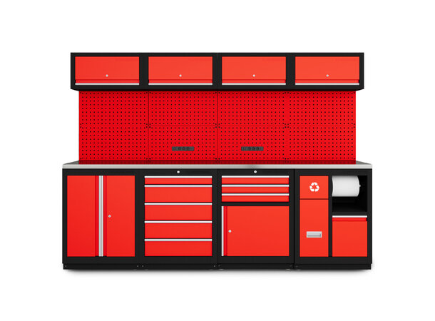 Turisimo innredning S3 høyskap – komplett garasjeinnredning