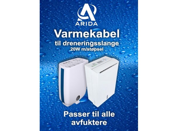 Varmekabel for Avfuktere – Forhindrer Frysing