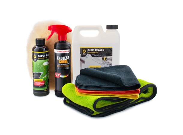 Vaskepakke vedlikeholdsvask coatet bil Perfekt for biler med god beskyttelse 