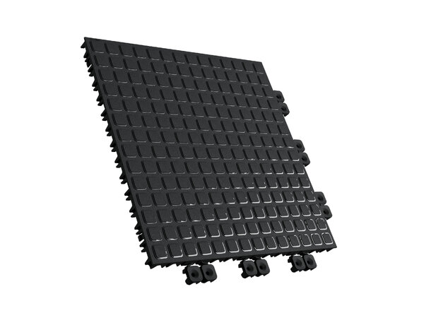 Versoflor TASKFLOR® klikkbar gulvflis Charcoal Black, 30x30cm, 1stk. 