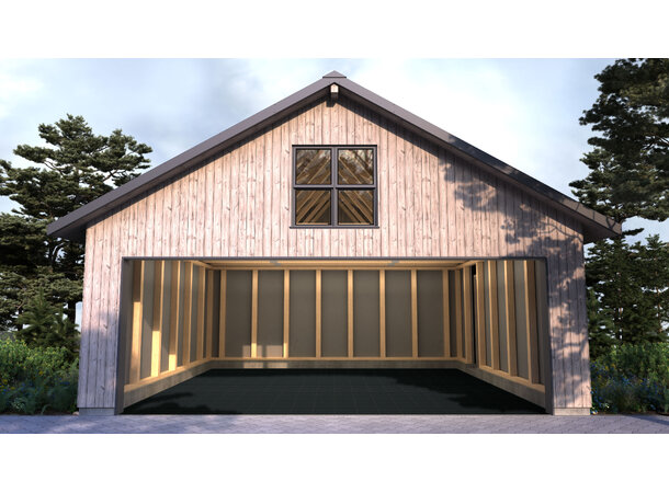 Versoflor TASKFLOR® klikkbar gulvflis Charcoal Black, 30x30cm, 1stk. 