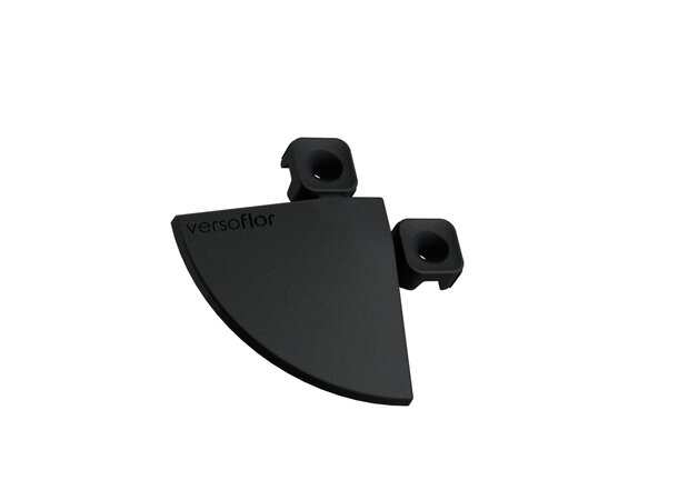 Versoflor klikkbar hjørne Charcoal Black, 1stk. 