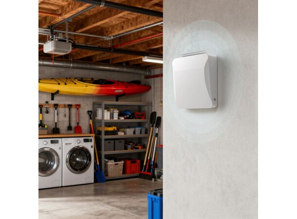 Arida Base 160 WiFi romventilator – fuktstyring og varmegjenvinning