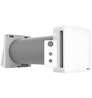 Arida UnoKlima Base 100 romventilator Ventilasjon med varmegjenvinning