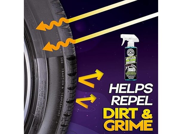 Chemical Guys Galactic Black – Glansgivende dekk- og plastfornyer