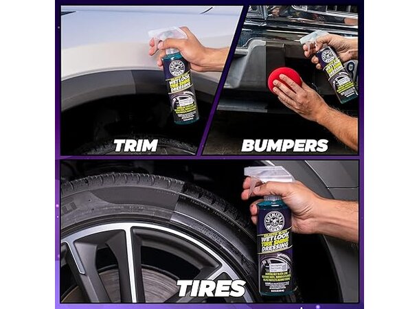 Chemical Guys Galactic Black – Glansgivende dekk- og plastfornyer