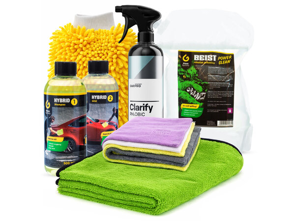 Favoritt vår- og sommerpakke Gir glans, beskyttelse og avrenning 