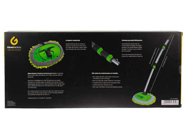 Gloss Factory Car Cleaning Brush – teleskopbørste for bilvask | Garas