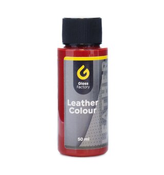 Gloss Factory Leather Colour 503 Flamencorød, 50ml