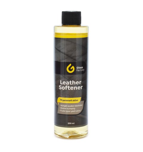 Gloss Factory Leather Softener Mykgj&#248;ring av gammelt skinn, 250ml