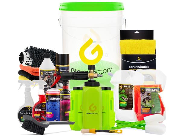 Gloss Factory Mega vaskepakke Vask både utvendig og innvendig 