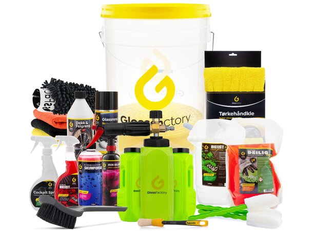 Gloss Factory Mega vaskepakke Vask både utvendig og innvendig 