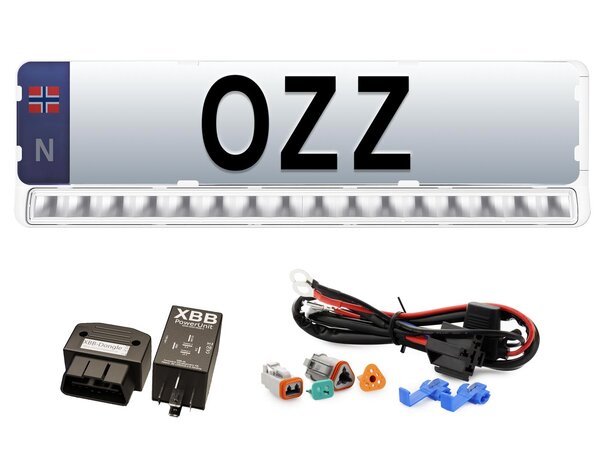 OZZ LP1 20" Complete Kit Hvit Ramme Komplett kit for enkel montering 