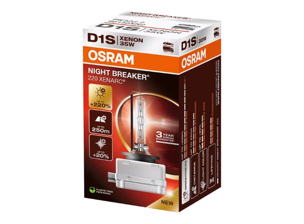 Osram Xenarc Night Breaker 220 D1S – kraftigste xenonpære fra Osram
