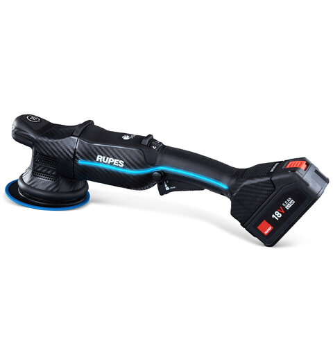 Rupes Bigfoot HLR15 iBrid Poleringmaskin Batteridrev. Inkl. lader og 2 batterier