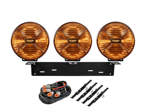 Strands IZE LED OG 9" x3 Fjernlyspakke -