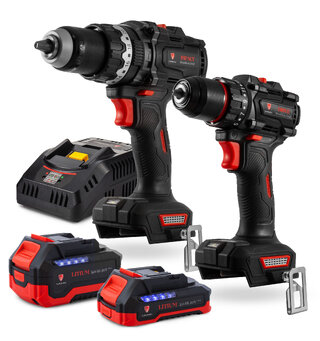 Turisimo Drill pakke 20V Drillpakke m/batteri og lader
