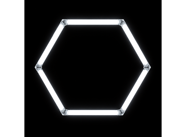 Turisimo GRID Hexagon pakke 1 Hexagon belysning 1 rute 
