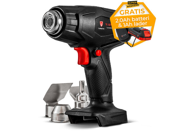Turisimo WARM 20V Varmepistol Super Weekend - Gratis batteri og lader 