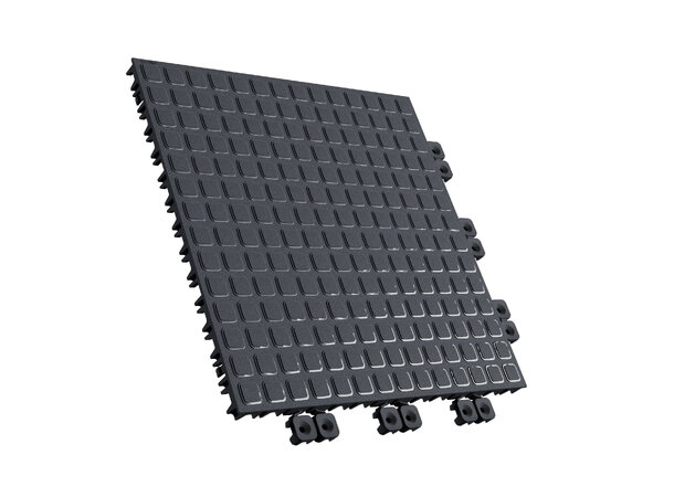 Versoflor TASKFLOR® klikkbar gulvflis Dark Grey, 30x30cm, 1stk. 