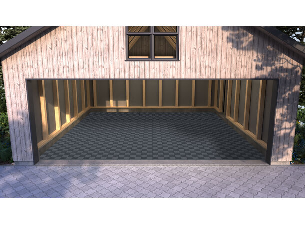 Versoflor UPFLOR® klikkbar gulvflis Dark Grey, 30x30cm, 1stk. 