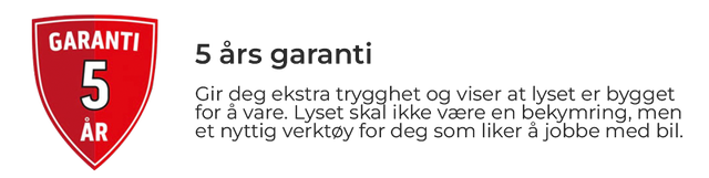 5 års garanti