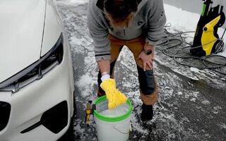 Ny metode for vintervask av bil