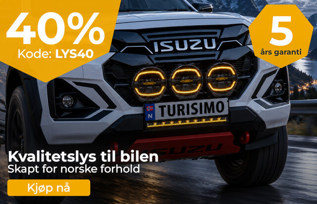 Turisimo Ekstralys til bil