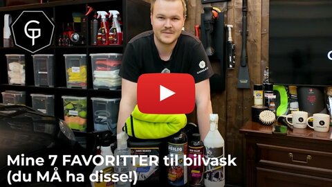 Mine 7 FAVORITTER til bilvask (du MÅ ha disse!)