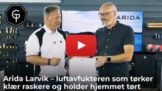 Arida Larvik – luftavfukteren som tørker klær raskere og holder hjemmet tørt