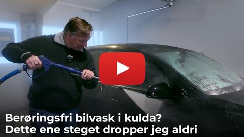 Berøringsfri bilvask i kulda? Dette ene steget dropper jeg aldri
