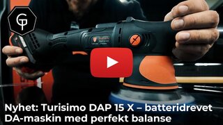 Nyhet: Turisimo DAP 15 X – batteridrevet DA-maskin med perfekt balanse